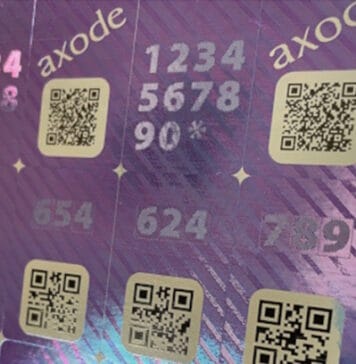 Axode, Sicherheitsetiketten, Hologramme,