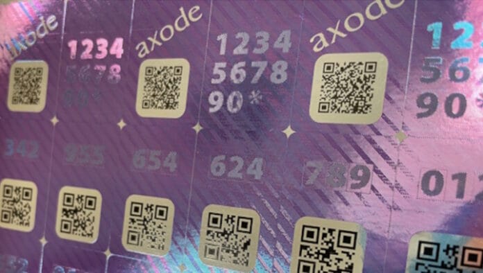 Axode, Sicherheitsetiketten, Hologramme,