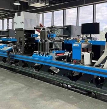 Hontec, Flexodruckmaschinen, Veredelung, Weiterverarbeitung,