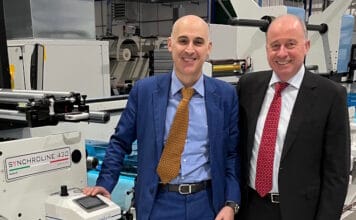 Minova Labels, Vetaphone, Lombardi Converting Machinery, Koronavorbehandlung,