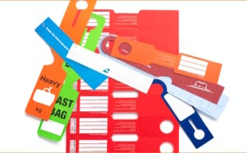 Aluminium Feron, Etikettenmaterial,