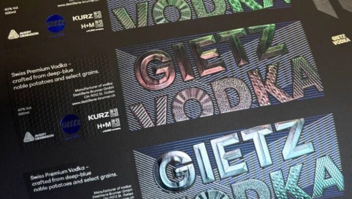 Gietz, Folienprägen, Folienheissprägen, Veredelung,