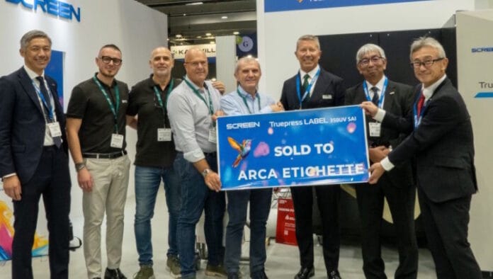 Screen Europe, Arca Etichette, REM Srl, UV-Inkjet,
