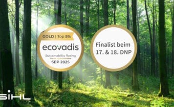 Sihl, EcoVadis, Deutscher Nachhaltigkeitspreis,