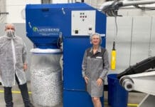 Intelligente und effiziente Produktion dank automatisierter Abfallentsorgung Lundberg Tech, Schulz Flexgroup, Abfallmanagement,