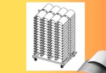 Gebogene Stanzbleche sicher archivieren und transportieren Railex, Stanzwerkzeuge, Aufbewahrung,