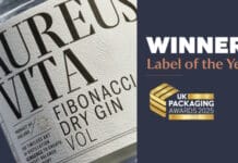 »Label of the Year« bei den »UK Packaging Awards« Amberley Labels, Awards, Coveris,