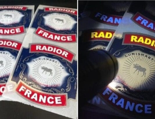 Radior, Fluoreszierende Farben, UV-Farben, UV-Flexodruckfarben,