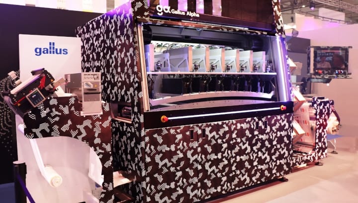 Gallus, Heidelberg, UV-Inkjet