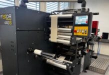 Weitere Maschinen auf dem Weg in die Schweiz Flexor, Inspektions-Schneidwickler,