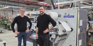 B&T Tec, Etiket Schiller, Finishing, Veredelung, Weiterverarbeitung, Rhyguan Machinery,