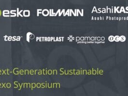 Asahi Photoproducts, Zentralzylinder-Flexodruck, Recyclingmaterial,