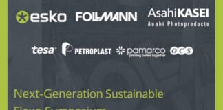 Asahi Photoproducts, Zentralzylinder-Flexodruck, Recyclingmaterial,