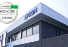 Erneute Platin-Auszeichnung Epson, EcoVadis,