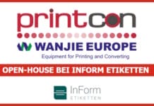 Open-House bei InForm Etiketten Wanjie Europe, Printcon, InForm Etiketten, Open House,