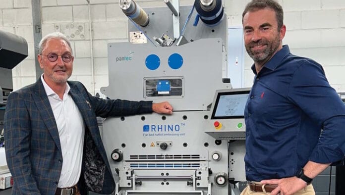 Rotocon, RAM Labels, Pantec, Folienheissprägen,