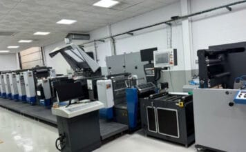 Weigang Machinery, Quatro Etiquetas, Rollenoffset,