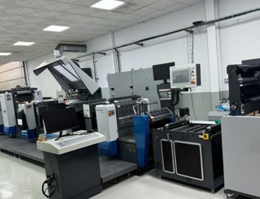 Weigang Machinery, Quatro Etiquetas, Rollenoffset,