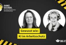 KI im Arbeitsschutz: Unterstützung statt Ersatz BG ETEM, KI Künstliche Intelligenz, Arbeitsschutz,