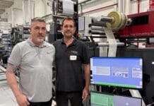 Matrix-Transferaufwicklung installiert Tecnocut, Etiquetas Rever,
