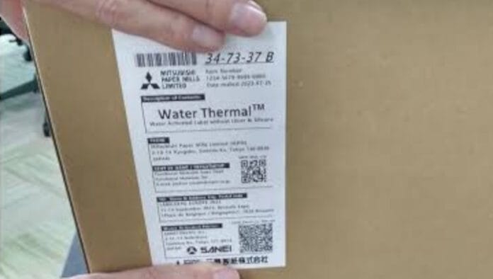 Linerless, Thermopapier, Mitsubishi Paper