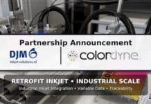 DJM Inkjet Solutions, Colordyne Technologies, Inkjetdruck,
