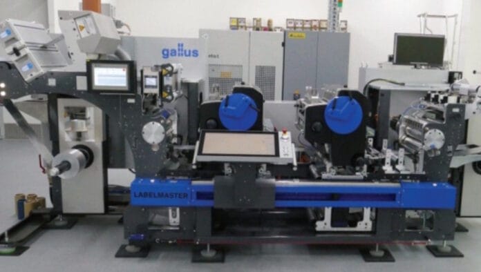 IND_Heidelberg-Gallus Labelmaster für Blister Heidelberg, Gallus Labelmaster, IST Metz, LED-UV,