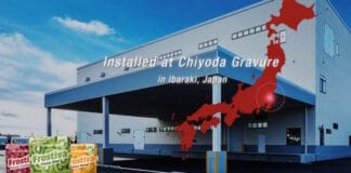 Chiyoda Gravure, Screen Graphic Solutions, flexible Verpackungen, wasserbasierter Inkjet