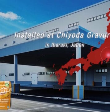 Chiyoda Gravure, Screen Graphic Solutions, flexible Verpackungen, wasserbasierter Inkjet