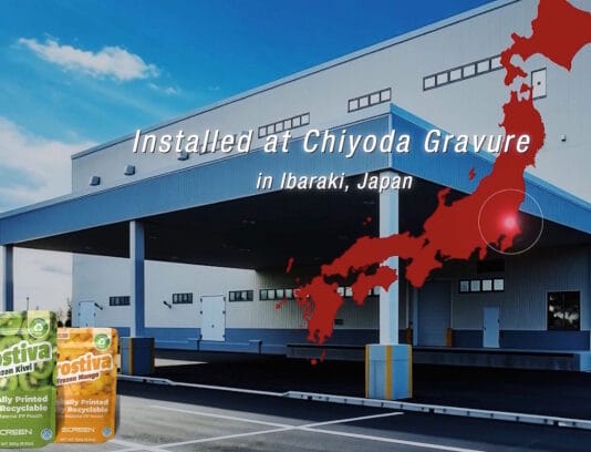 Chiyoda Gravure, Screen Graphic Solutions, flexible Verpackungen, wasserbasierter Inkjet