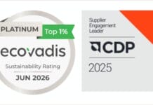 Platin-Rating und A-Bewertung UPM, EcoVadis, CDP,