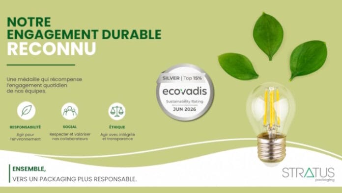 IND_Stratus-Ecovadis Silber 2026 Stratus Packaging, EcoVadis