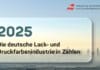 »Das Jahr in Zahlen 2025« als Download erschienen VdL, Druckfarben, Farben, Lacke,