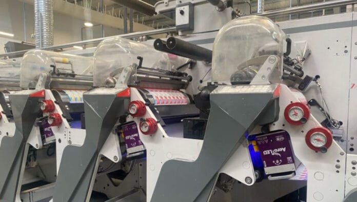 GEW, 4B Packaging, LED-UV, UV-Härtung,