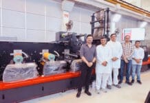 Mittelbreite Flexodruckmaschine erweitert Kapazität Multitec, Amba Multiprint, flexible Verpackungen,